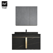 China Stainless Steel Bathroom Cabinet with Ceramic Sink